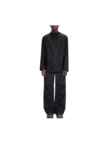 Rains Jacket Black Unisex Kurtki Rains Size: L czarny