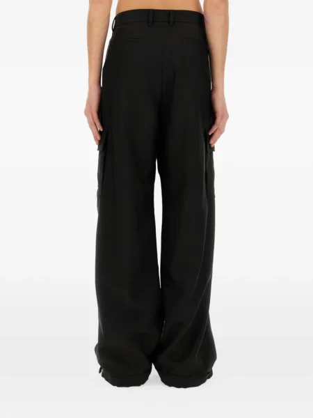 Cargo kalhoty Off-white bílé