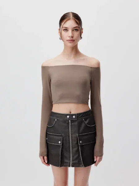 LeGer by Lena Gercke Póló Cami világosbarna