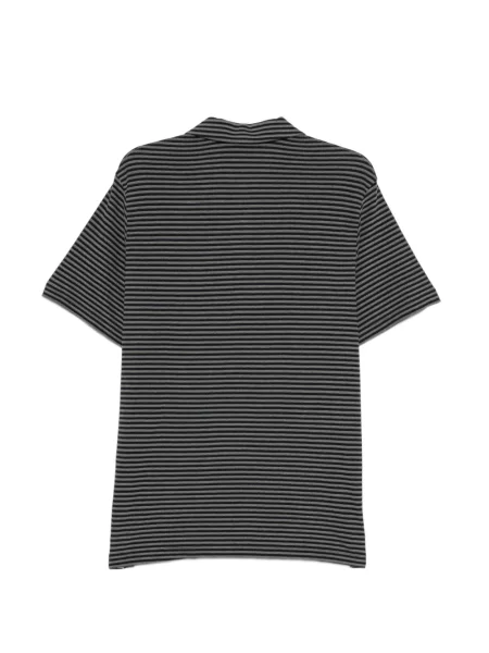 Ριγέ polo Emporio Armani μαύρο