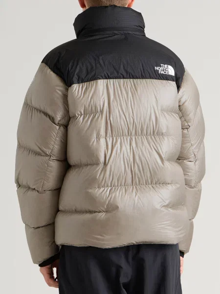 Kurtka puchowa The North Face szara