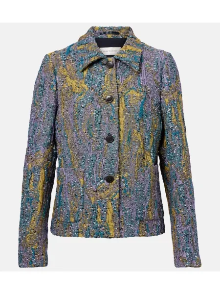 Sacou Dries Van Noten galben