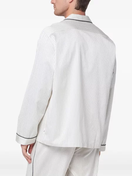 Saténová pruhovaná košile Tekla