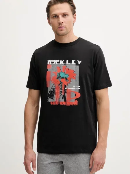 Oakley kratka majica FUTURESCAPE FROG črna
