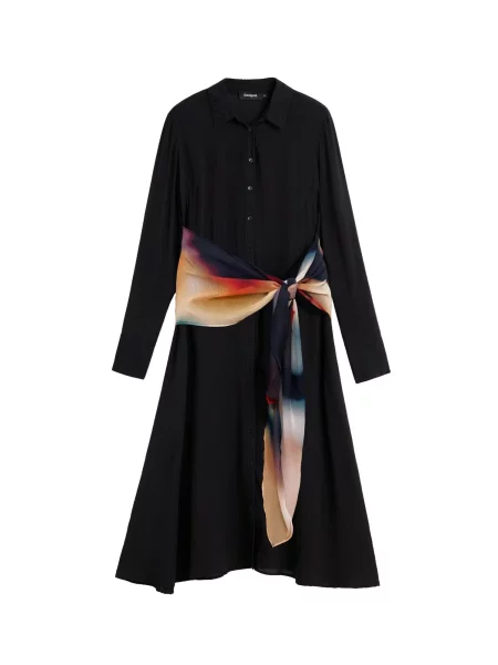 Desigual Rochie mov mură / portocaliu / portocaliu piersică negru