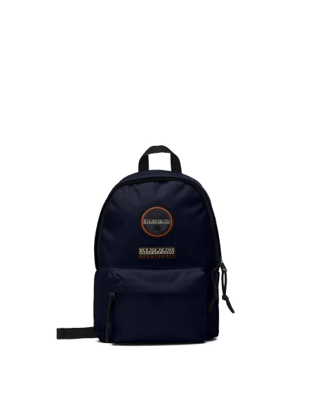 NAPAPIJRI Rucsac Voyage bleumarin / gri / portocaliu homar negru