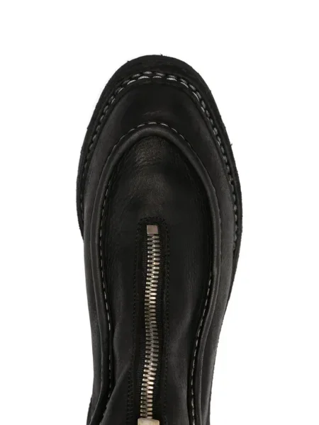 Botine Guidi din piele negru