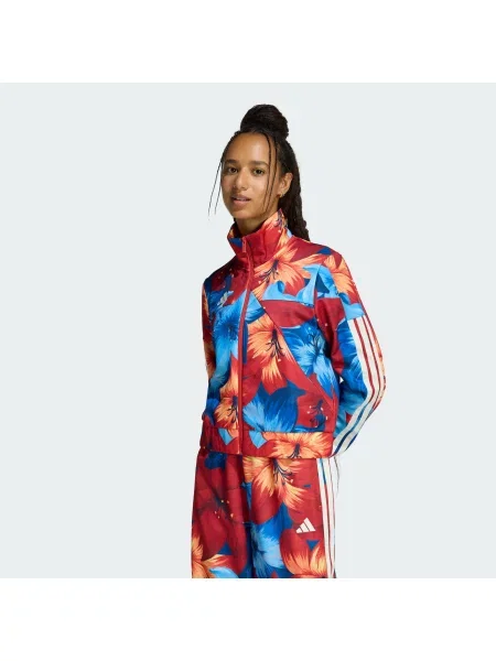 BLUZA DRESOWA ADIDAS x FARM RIO HOUSE OF TIRO biała