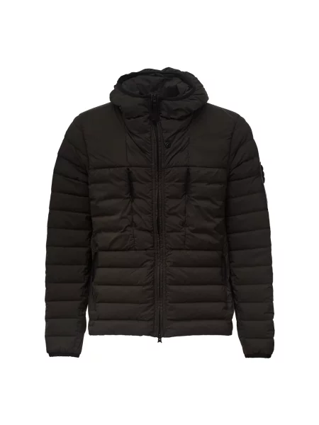 Kurtka puchowa Stone Island z kamieniami szara