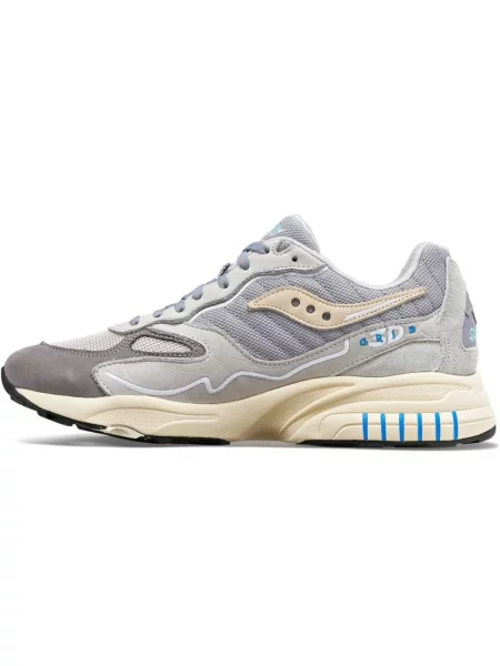 Sneakersy Saucony skórzane szare