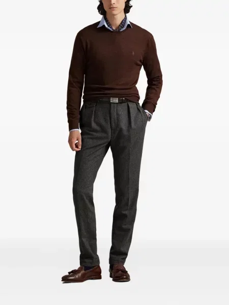 Ριγέ polo Polo Ralph Lauren με κουκούλα με αυτόγραφο λευκό