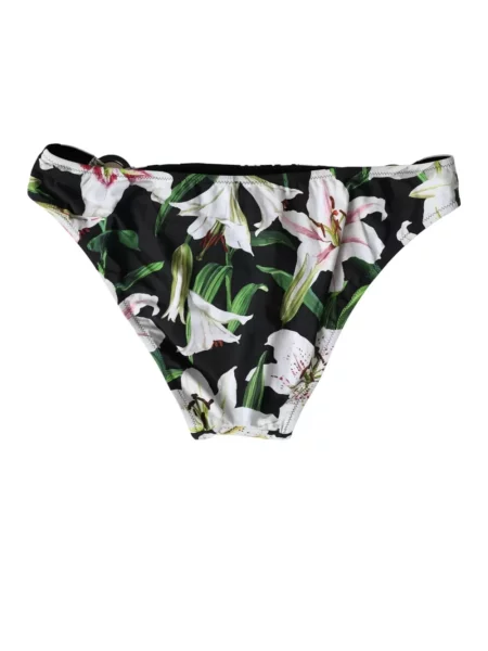 Wielobarwność bikini Dolce And Gabbana z nadrukiem czarne