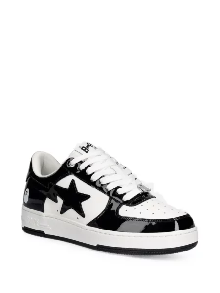 Sneakerși A Bathing Ape® din piele de lac negru