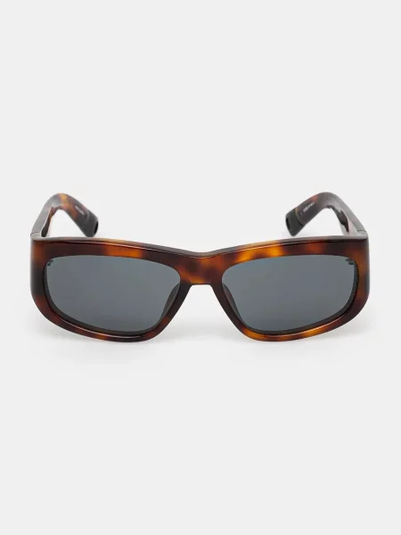 Jacquemus okulary przeciwsłoneczne PILOTA brązowy