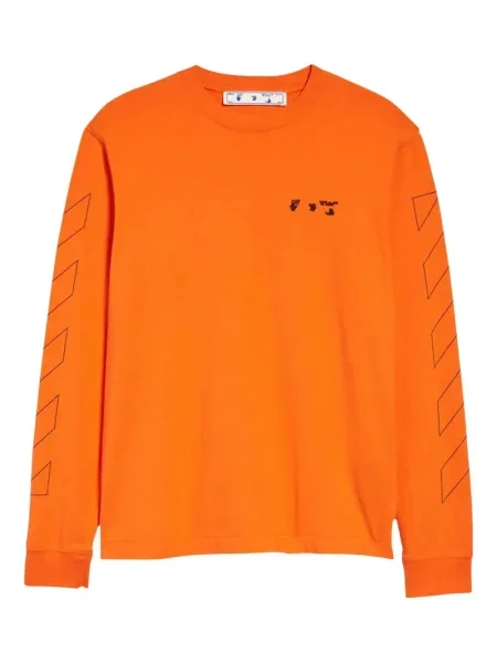 Tricou Off-white lung alb