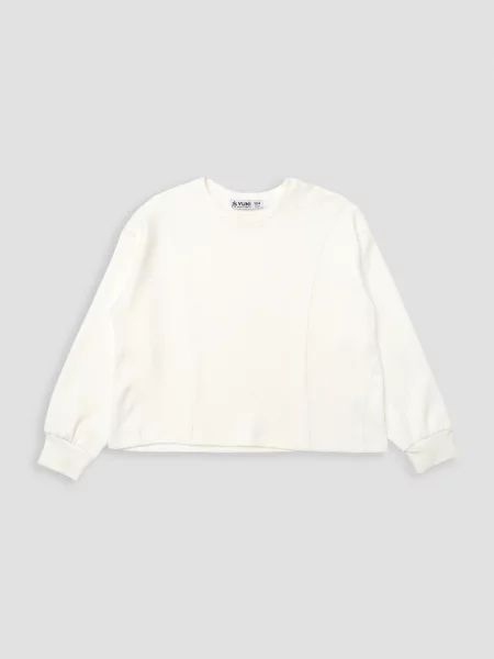 Дитячий Світшот YUKI молочний модал/поліестер