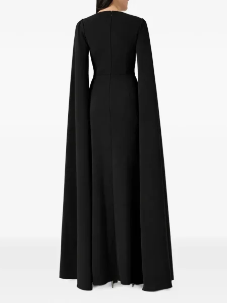 Rochie maxi Elisabetta Franchi cu paiete negru