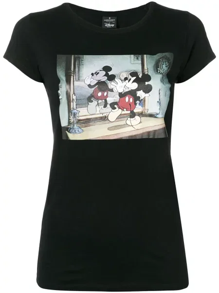 Tricou County Of Milan cu imagine negru