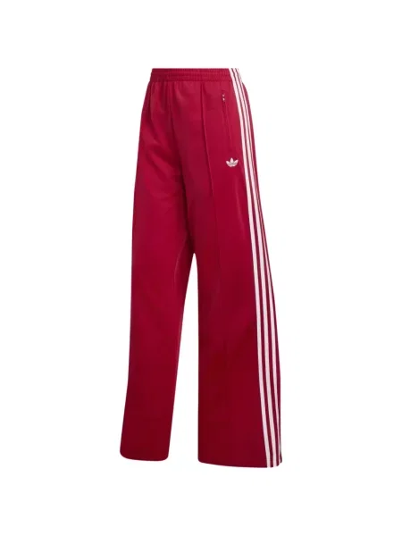 Pantaloni Adidas alergare roșu
