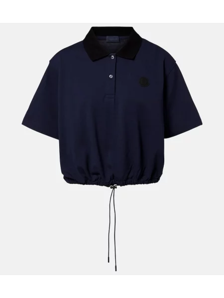 Polokošeľa Moncler modrá