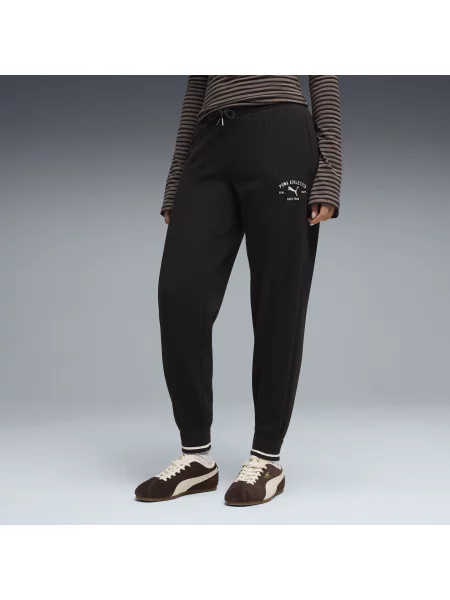 Spodnie dresowe PUMA Class Odzież S czarny