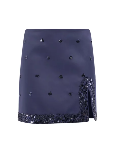 Spódnica mini Semicouture niebieska