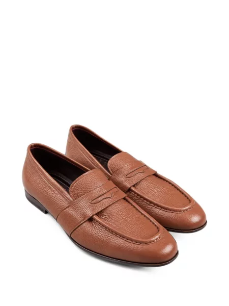 Pantofi loafer Anips din piele maro