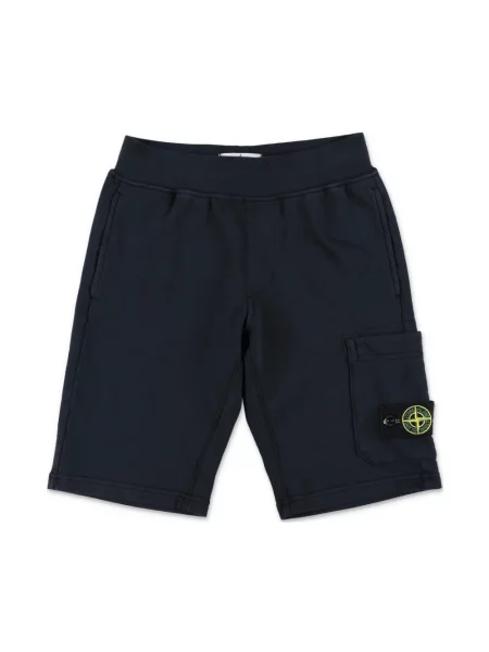 Szorty dziecięce Stone Island czarne