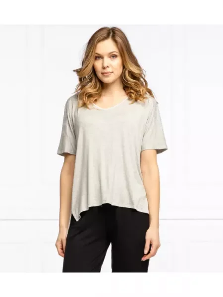 DKNY SLEEPWEAR Top de pijama | Straight fit gri