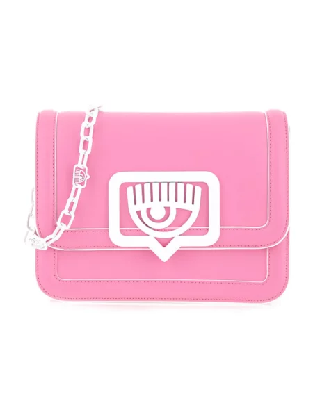 Torebka crossbody Chiara Ferragni z logo różowa