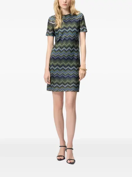 Scurt rochie mini Missoni albastru