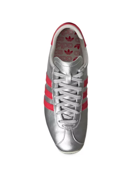 Sală de gimnastică lung sutien Adidas din piele negru
