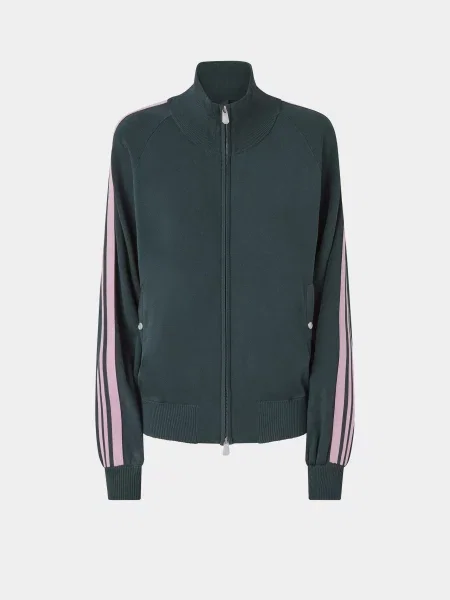 Флісова кофта PINKO хутро натуральне зелений