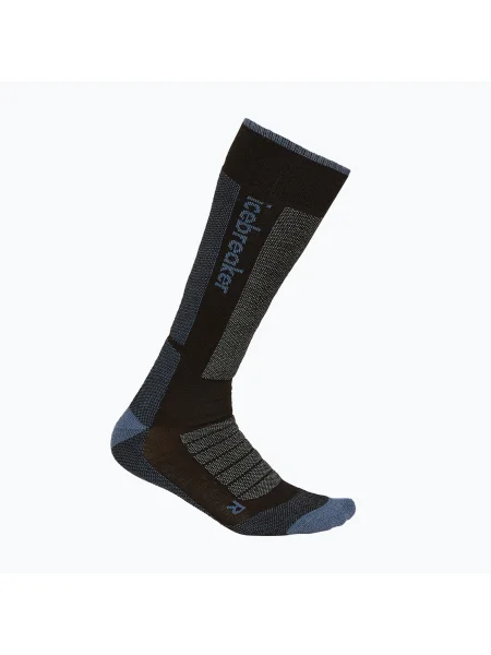 Șosete de schi pentru femei icebreaker Merino Ski+ Ultralight OTC black/dawn/graphite negru