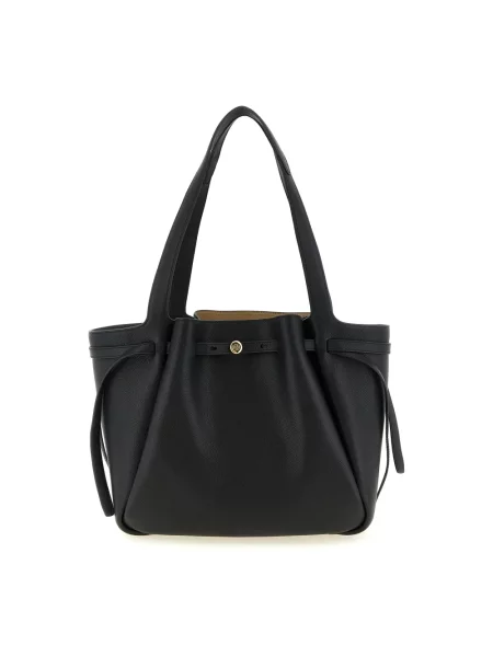 Shopperka Tory Burch skórzana czarna