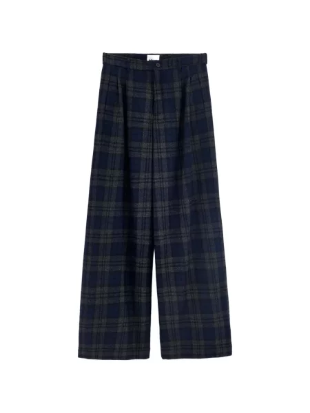 Pantaloni Bellerose în carouri albastru