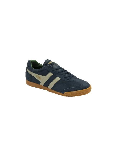 Pantofi Gola din piele de căprioară albastru