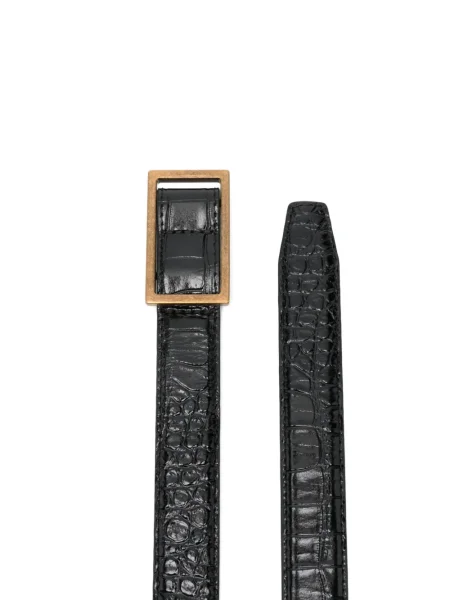 Curea Emporio Armani din piele negru