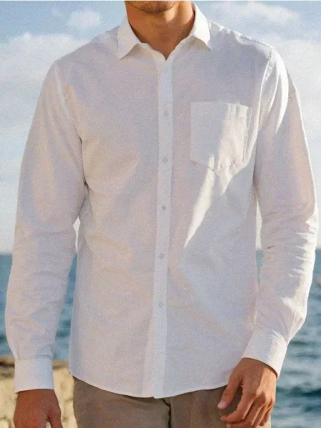 Sinsay Koszula regular fit biały