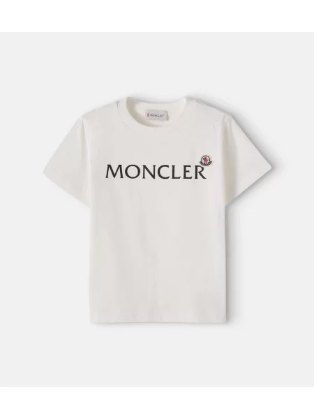 Gyerek póló Moncler Enfant fehér