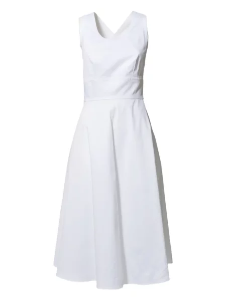 Rochie fără mâneci Aspesi fără mâneci de costum alb