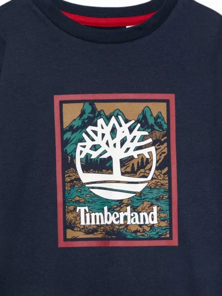Koszulka dziecięca Timberland niebieska