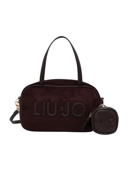 Liu Jo torebka crossbody z imitacji zamszu brązowa