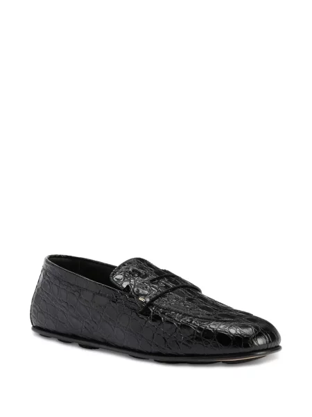 Pantofi loafer Giuseppe Zanotti din piele negru