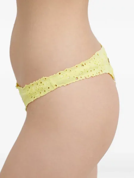Bikini Twinset cu broderie galben