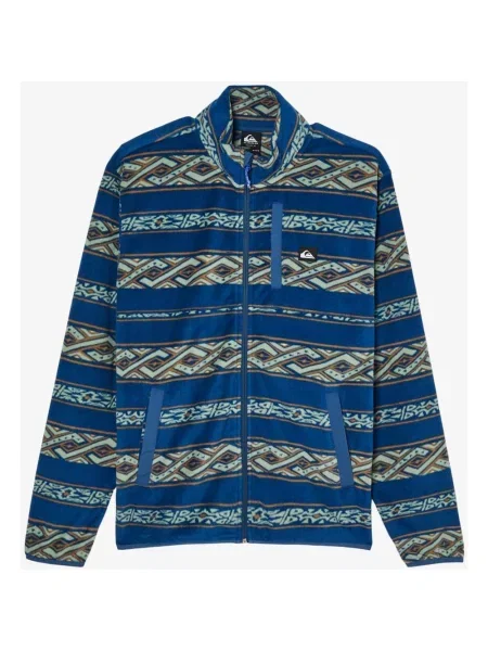 Polar Quiksilver No Destination Full Zip ciemnoniebieski brązowy XS beżowy