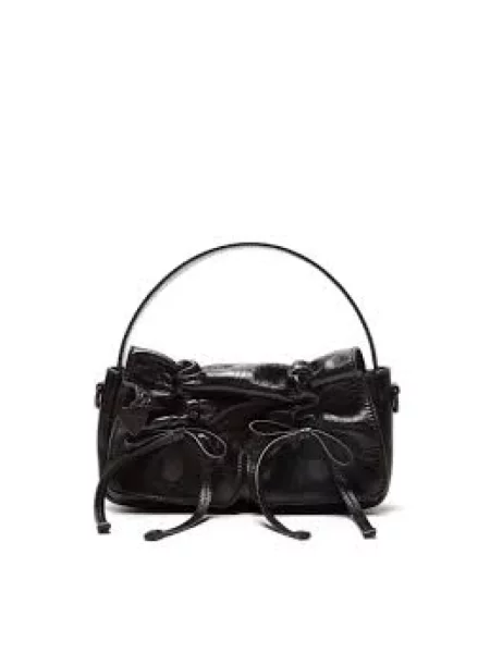 Torebka crossbody Acne Studios skórzana czarna