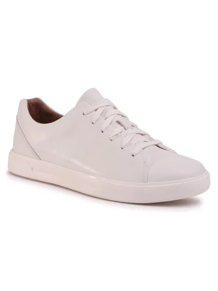 Кружевные кроссовки Clarks белые