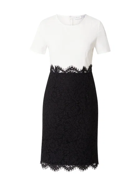 VILA Rochie VICLARA negru alb