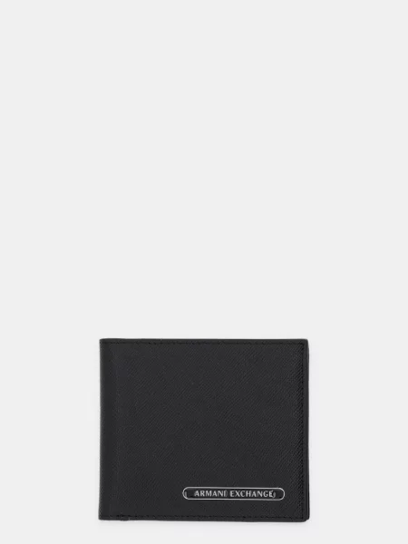 Шкіряний гаманець Armani Exchange